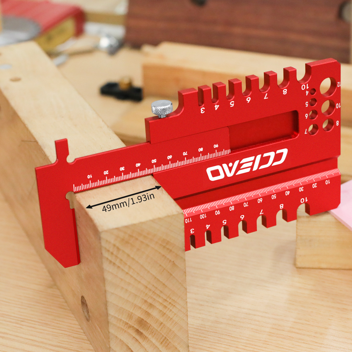 Marking Gauge Tool - Righello Multifunzione per Falegnameria, Calibro di