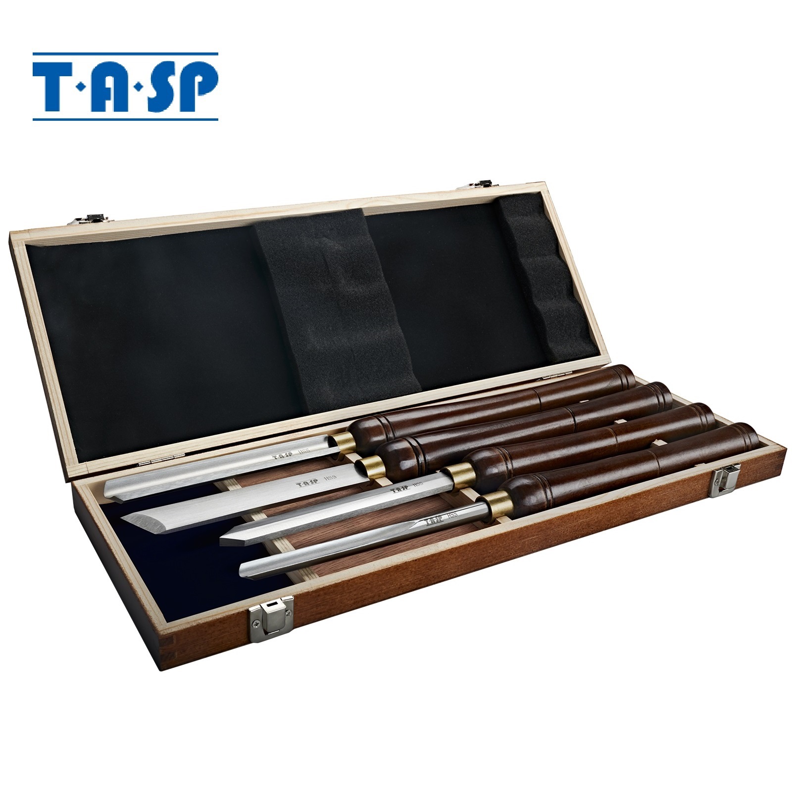 Skew Chisel Wood - TASP 4 pezzi HSS Set di
