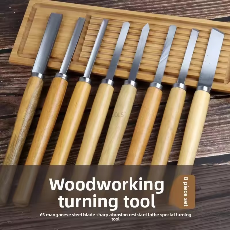 Skew Chisel Wood - Nuovo set da 8 pezzi di