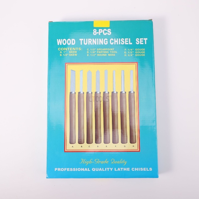 Skew Chisel Wood - Set di Scalpelli per Legno, Coltelli