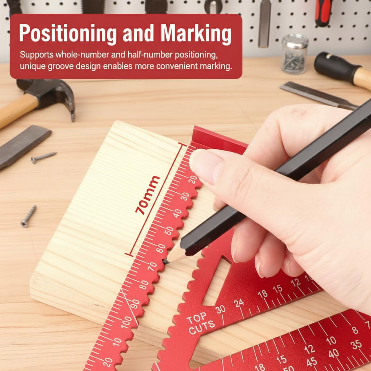 Righello Triangolare in Lega d - Woodworking Essentials recensione e prezzo