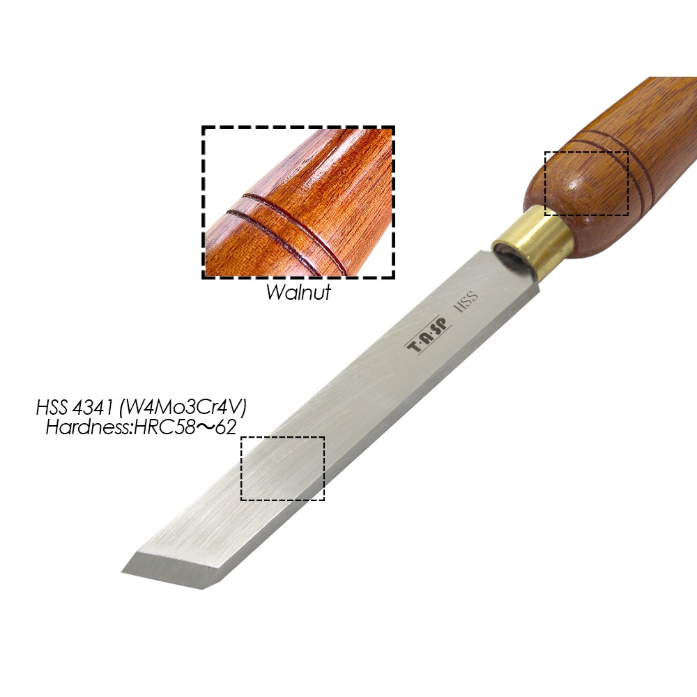 TASP HSS Tornio per legno Scal - Skew Chisel Wood recensione e prezzo
