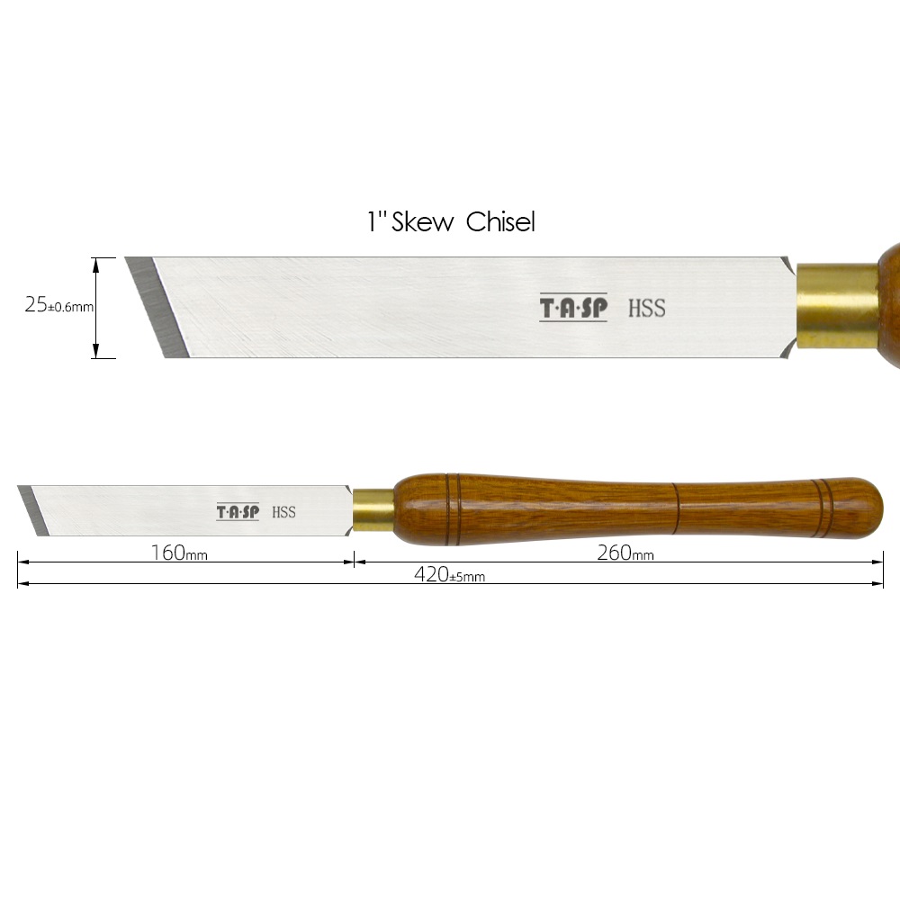 TASP HSS Tornio per legno Scal - Skew Chisel Wood recensione e prezzo