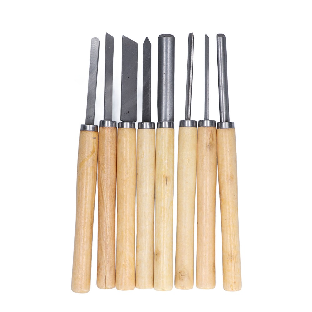 Set di 8 Scalpelli per Tornitu - Skew Chisel Wood recensione e prezzo